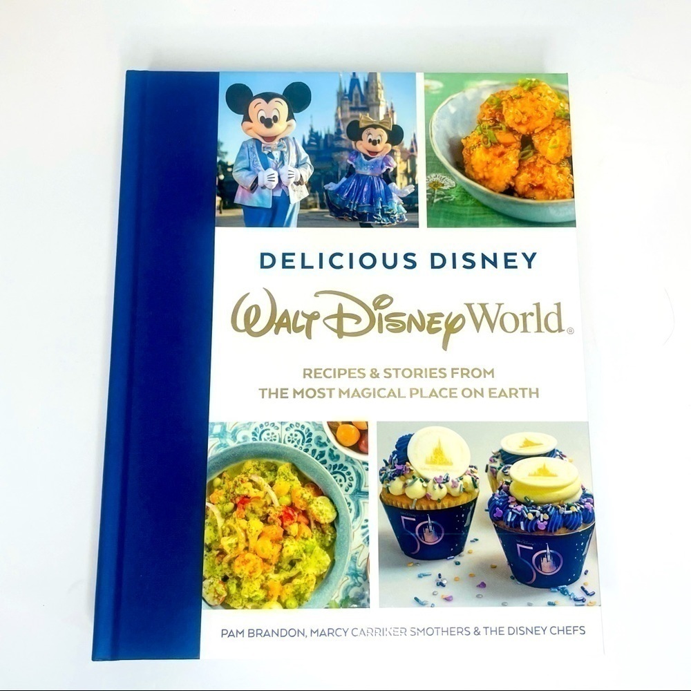 New Delicious Disney Walt Disney World Recipes Cookbook 50th Anniversary